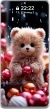 Cute and Beautiful 4K Christmas Bear Phone Wallpaper Collection in Pink Tones