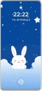 Bộ hình nền điện thoại Thỏ Con phong cách tối giản
